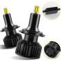 V8 H7 2 PCS DC10-32V / 30W / 6000K / 3800LM IP65 Waterproof Car LED Headlight