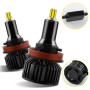 V8 H11 2 PCS DC10-32V / 30W / 6000K / 3800LM IP65 Waterproof Car LED Headlight