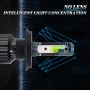 P1 H4 1 Пара 9V-36V / 36W / 6000K / 6000LM White Light IP68 Водонепроницаемые автомобильные светодиодные фар.