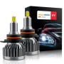 V9 9012 2 PCS DC10-32V / 6000K / 3000LM / 30W IP65 Waterproof Car LED Headlight