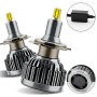 V9 H7 2 PCS DC10-32V / 6000K / 3000LM / 30W IP65 Waterproof Car LED Headlight