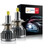 V9 H7 2 PCS DC10-32V / 6000K / 3000LM / 30W IP65 Waterproof Car LED Headlight