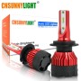 K5 H11/H8/H9 1 Pair 12V / 24W / 6000K / 8000LM IP67 Waterproof Car LED Headlight