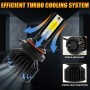 1 Pair V10 9005 6000K / 8000LM / 40W / DC10-32V IP67 Waterproof Car LED Headlight