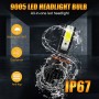 1 Pair V10 9006 6000K / 8000LM / 40W / DC10-32V IP67 Waterproof Car LED Headlight