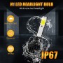 1 Pair V10 H1 6000K / 8000LM / 40W / DC10-32V IP67 Waterproof Car LED Headlight