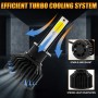 1 Pair V10 H1 6000K / 8000LM / 40W / DC10-32V IP67 Waterproof Car LED Headlight