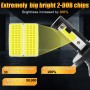 1 Pair V10 H4 6000K / 8000LM / 40W / DC10-32V IP67 Waterproof Car LED Headlight