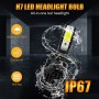 1 Pair V10 H7 6000K / 8000LM / 40W / DC10-32V IP67 Waterproof Car LED Headlight