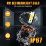 1 Pair V10 H11 6000K / 8000LM / 40W / DC10-32V IP67 Waterproof Car LED Headlight