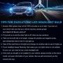 1 Pair F2 9005 DC9-23V / 24W / 8000K / 2500LM IP67 Car LED 3570 Lamp Beads Headlight(Ice Blue Light)