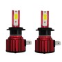 1 Pair F7 H7 DC9-36V / 22W / 2200LM IP67 Car LED COB Lamp Beads Headlight(8000K Ice Blue Light)