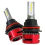 1 Pair F10 9007 DC9-23V / 24W / 2500LM / 6000K IP67 Car LED 3570 Lamp Beads Headlight(White Light)