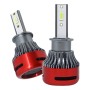 1 Pair F10 H3 DC9-23V / 24W / 2500LM / 6000K IP67 Car LED 3570 Lamp Beads Headlight(White Light)