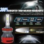 1 Pair F10 H11 DC9-23V / 24W / 2500LM / 6000K IP67 Car LED 3570 Lamp Beads Headlight(White Light)