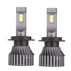 1 Pair G8 Plus H7 DC9-16V / 30W / 8000LM / 6000K IP67 Car LED 3570 Lamp Beads Headlight(White Light)