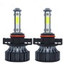 1 Pair V7 5202 DC9-36V / 22W / 2200LM / 6000K IP68 Car LED COB Lamp Beads Headlight(White Light)