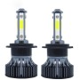 1 Pair V7 H7 DC9-36V / 22W / 2200LM / 6000K IP68 Car LED COB Lamp Beads Headlight(White Light)