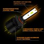 1 Pair P2 9005 DC9-12V / 24W / 2200LM IP68 Car Waterproof Headlight 6LEDs SMD-3570 Lamp Beads(8000K White Light)