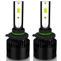 1 Pair P2 9006 DC9-12V / 24W / 2200LM IP68 Car Waterproof Headlight 6LEDs SMD-3570 Lamp Beads(8000K White Light)