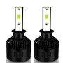 1 Pair P2 H3 DC9-12V / 24W / 2200LM IP68 Car Waterproof Headlight 6LEDs SMD-3570 Lamp Beads(8000K White Light)