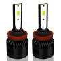 1 Pair P2 H11 DC9-12V / 24W / 2200LM IP68 Car Waterproof Headlight 6LEDs SMD-3570 Lamp Beads(8000K White Light)