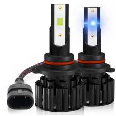 1 Pair Z3 9005 DC9-12V / 24W / 2200LM IP68 Car Waterproof Headlight 6LEDs SMD-3570 Lamp Beads(8000K White Light)