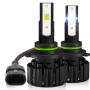 1 Pair Z3 9006 DC9-12V / 24W / 2200LM IP68 Car Waterproof Headlight 6LEDs SMD-3570 Lamp Beads(6000K White Light)