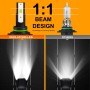 1 Pair Z3 9006 DC9-12V / 24W / 2200LM IP68 Car Waterproof Headlight 6LEDs SMD-3570 Lamp Beads(6000K White Light)