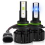 1 Pair Z3 9006 DC9-12V / 24W / 2200LM IP68 Car Waterproof Headlight 6LEDs SMD-3570 Lamp Beads(8000K White Light)