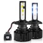 1 Pair Z3 H4 DC9-12V / 24W / 2200LM IP68 Car Waterproof Headlight 6LEDs SMD-3570 Lamp Beads(6000K White Light)