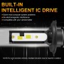 1 Pair Z3 H4 DC9-12V / 24W / 2200LM IP68 Car Waterproof Headlight 6LEDs SMD-3570 Lamp Beads(6000K White Light)