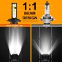 1 Pair Z3 H4 DC9-12V / 24W / 2200LM IP68 Car Waterproof Headlight 6LEDs SMD-3570 Lamp Beads(6000K White Light)