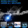 1 Pair Z3 H4 DC9-12V / 24W / 2200LM IP68 Car Waterproof Headlight 6LEDs SMD-3570 Lamp Beads(8000K White Light)