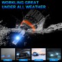 1 Pair Z3 H11 DC9-12V / 24W / 2200LM IP68 Car Waterproof Headlight 6LEDs SMD-3570 Lamp Beads(8000K White Light)