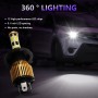 A10 1 Pair H4 6500K / 2500LM / 20W / DC10-32V IP67 Waterproof Car LED Headlight