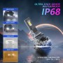 P10 1 Pair 9005 6000K / 6000LM / 55W / DC10-32V IP68 Waterproof Car LED Headlight