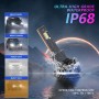 P10 1 Pair H1 6000K / 6000LM / 55W / DC10-32V IP68 Waterproof Car LED Headlight