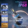 P10 1 Pair H11 6000K / 6000LM / 55W / DC10-32V IP68 Waterproof Car LED Headlight