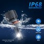 P9 1 Pair H11 6000K / 4000LM / 35W / DC10-32V IP68 Waterproof Car LED Headlight