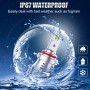 K9 1 Pair 9012 6000K / 3000LM / 30W / DC10-32V IP68 Waterproof Car LED Headlight