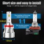 K9 1 Pair H8 / H9 / H11 6000K / 3000LM / 30W / DC10-32V IP68 Waterproof Car LED Headlight