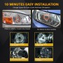 For Right Hand Driving H4 Car / Motorcycle LED Lens Headlight