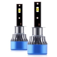 Q2 1 Pair H1 25W / 3000LM / DC9-36V / 6000K IP68 Waterproof Car LED Headlight