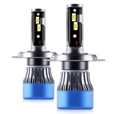 Q2 1 Pair H4 25W / 3000LM / DC9-36V / 6000K IP68 Waterproof Car LED Headlight