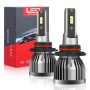 Q3 1 Pair 9006 30W / 3000LM / DC9-36V / 6000K IP68 Waterproof Car LED Headlight