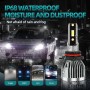 Q3 1 Pair 9006 30W / 3000LM / DC9-36V / 6000K IP68 Waterproof Car LED Headlight