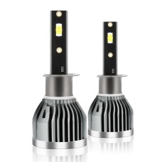 Q3 1 Pair H1 30W / 3000LM / DC9-36V / 6000K IP68 Waterproof Car LED Headlight