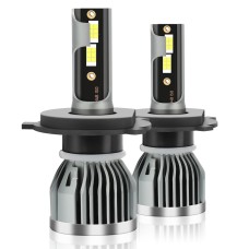 Q3 1 Pair H4 30W / 3000LM / DC9-36V / 6000K IP68 Waterproof Car LED Headlight