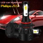 2 PCS Auto Car HB4/9006 24W 2200LM 6000K Pure White High-power Lamp Beads LED Headlight Bulbs Conversion Kit, DC 9-36V